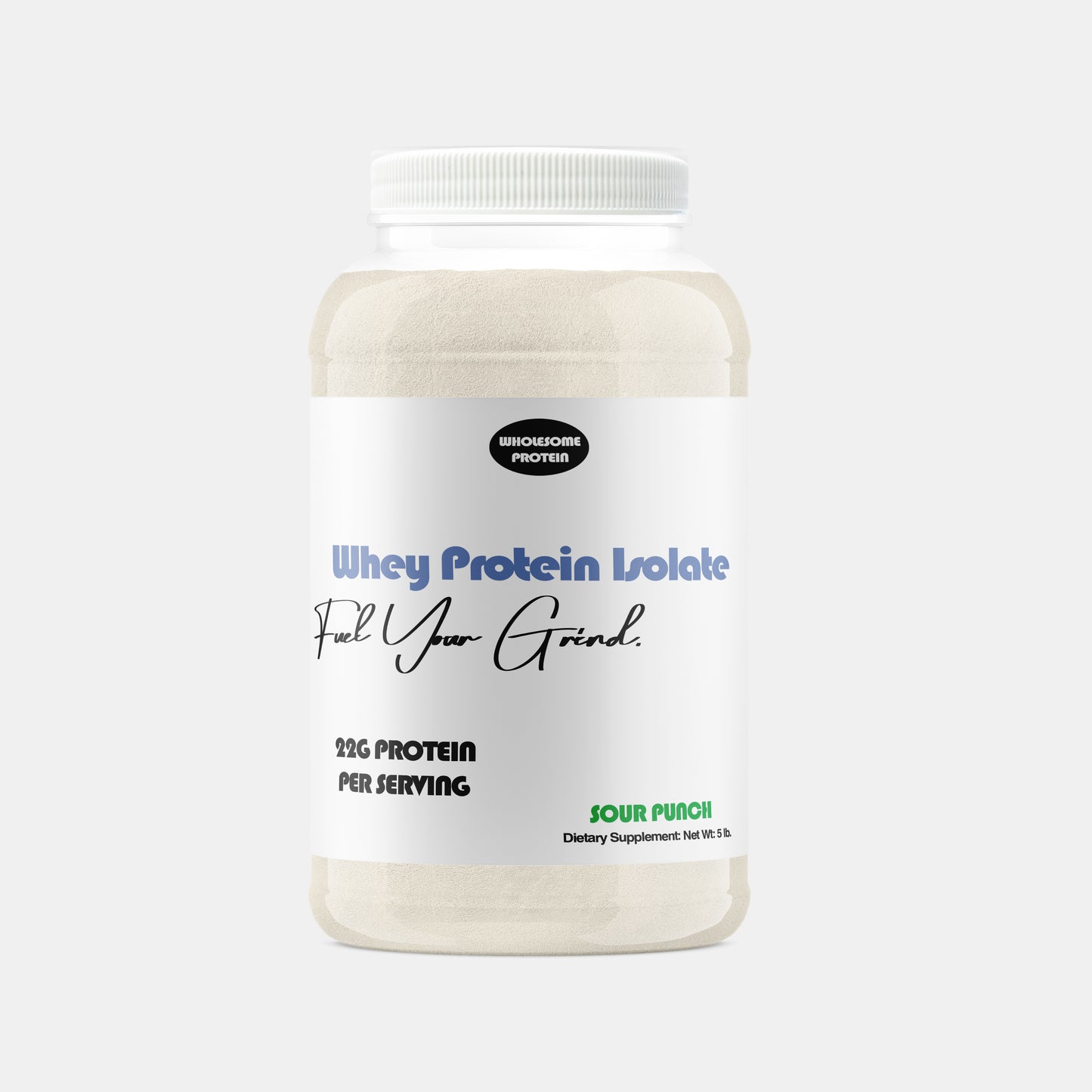 WHOLESOME PROTEIN 5LB WHEY PROTEIN ISOLATE - SOUR PUNCH