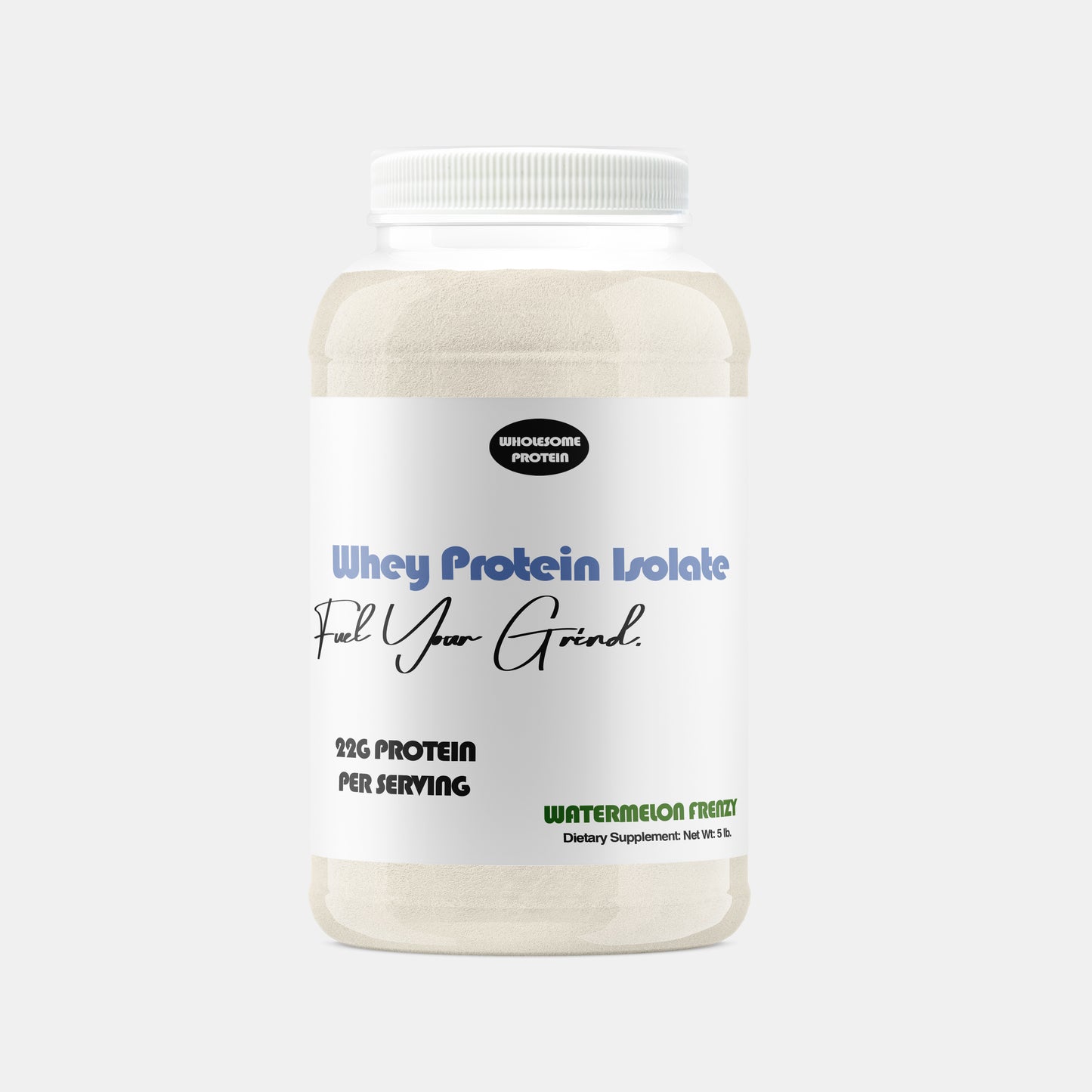 WHOLESOME PROTEIN 5LB WHEY PROTEIN ISOLATE - WATERMELON FRENZY
