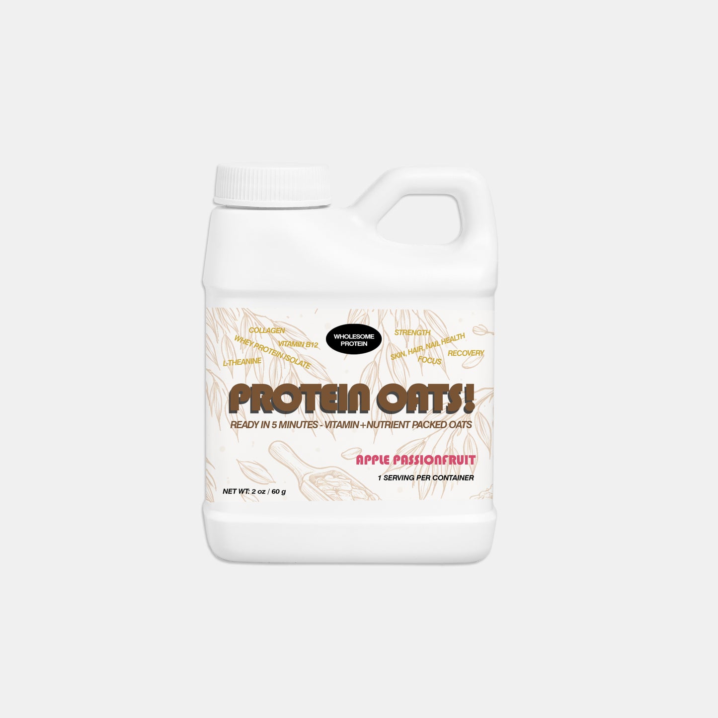 READY-TO-GO PROTEIN OATS - APPLE PASSIONFRUIT