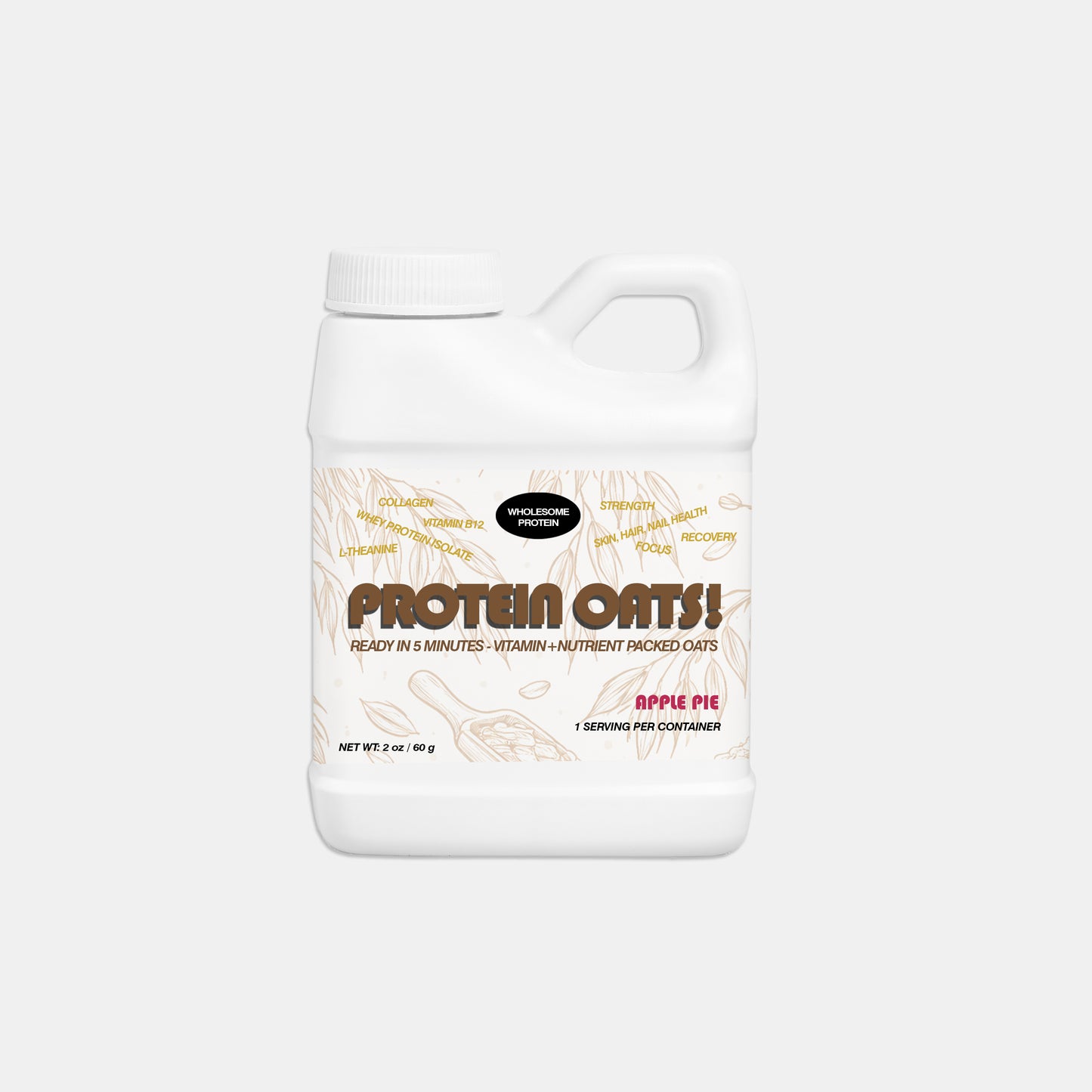 READY-TO-GO PROTEIN OATS - APPLE PIE