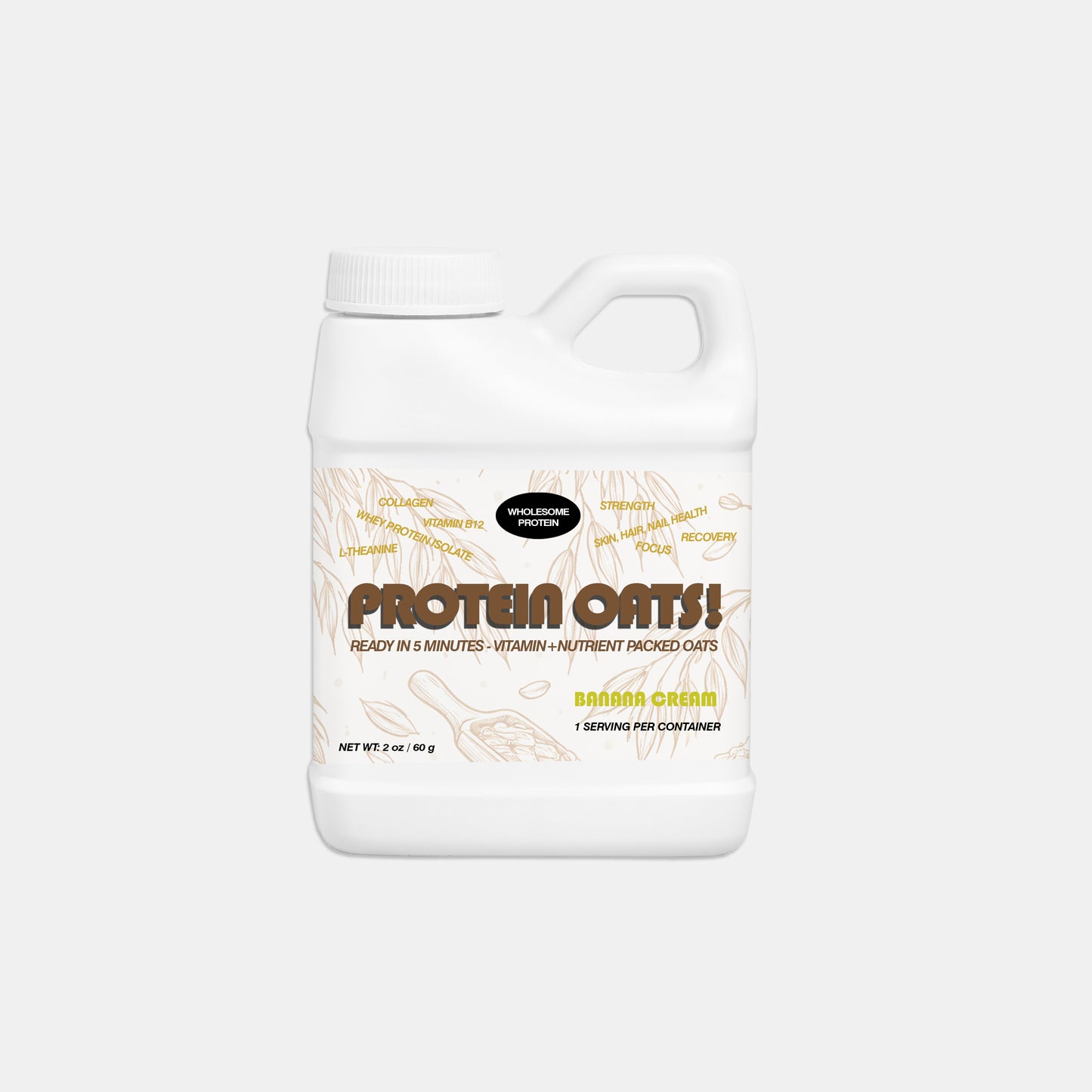 READY-TO-GO PROTEIN OATS - BANANA CREAM