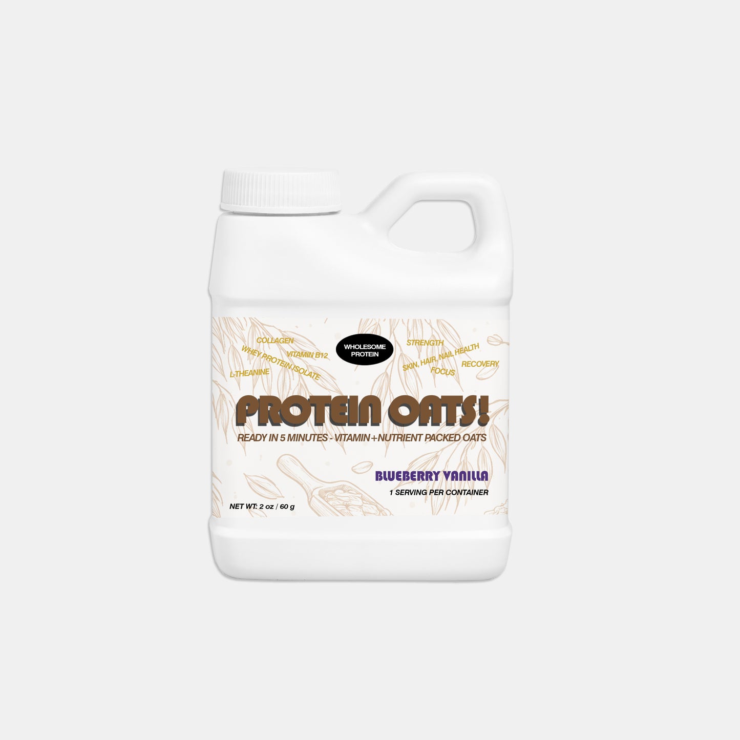 READY-TO-GO PROTEIN OATS - BLUEBERRY VANILLA