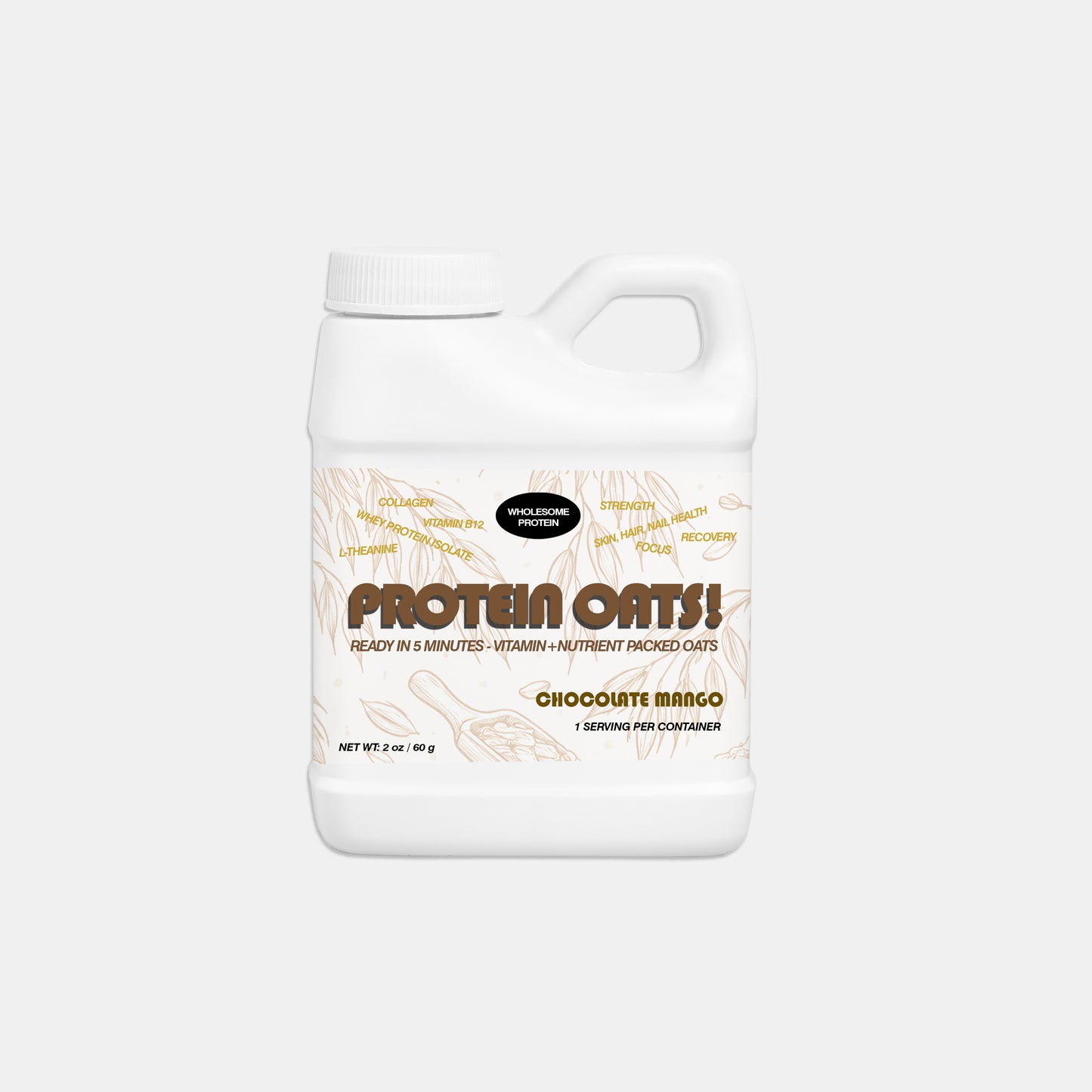 READY-TO-GO PROTEIN OATS - CHOCOLATE MANGO