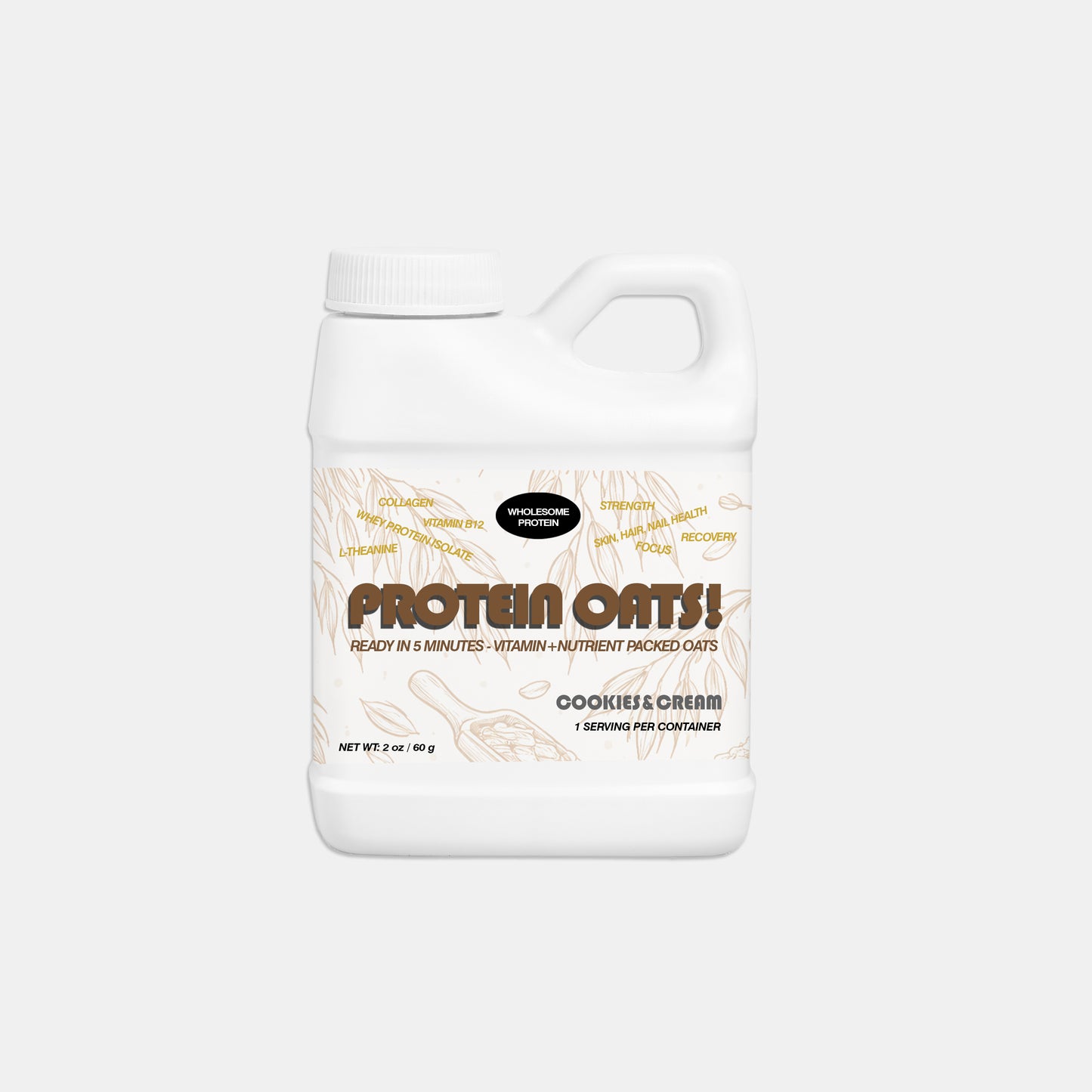 READY-TO-GO PROTEIN OATS - COOKIES&CREAM