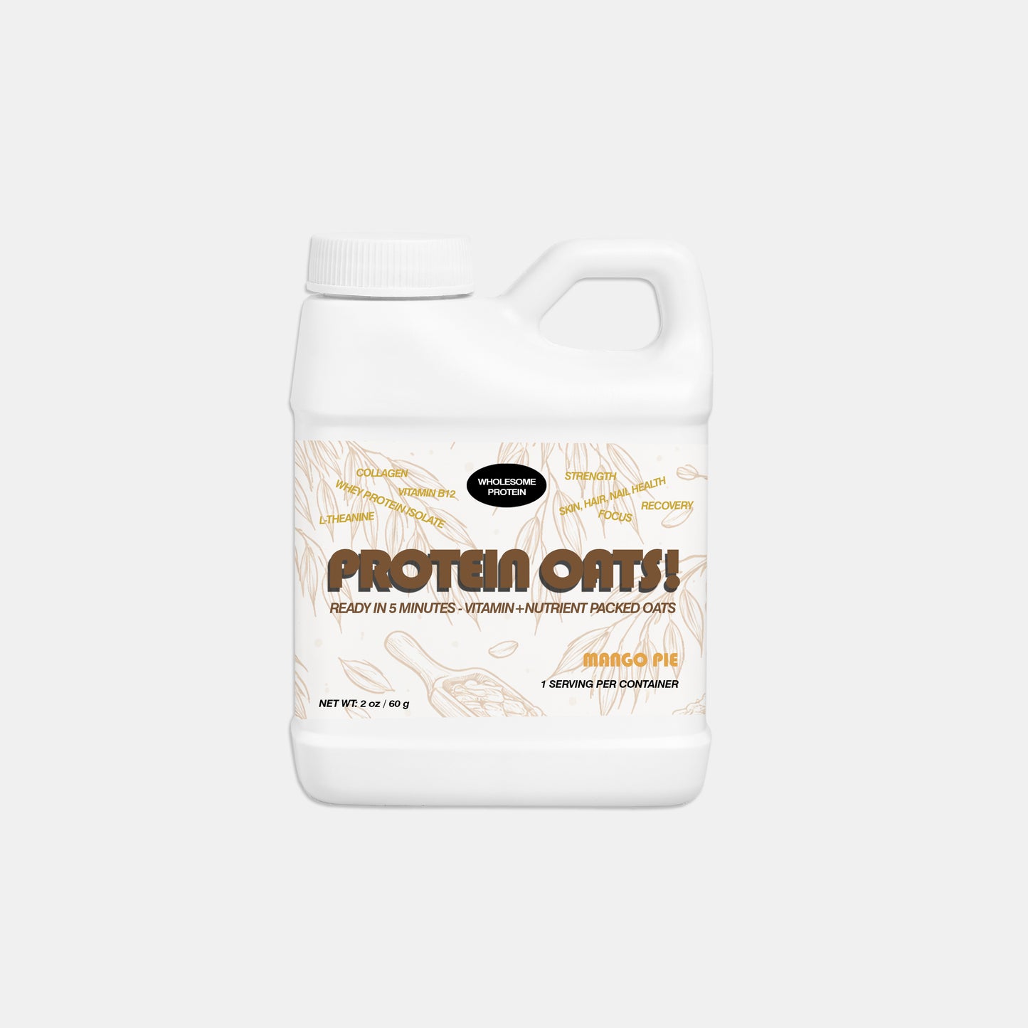 READY-TO-GO PROTEIN OATS - MANGO PIE