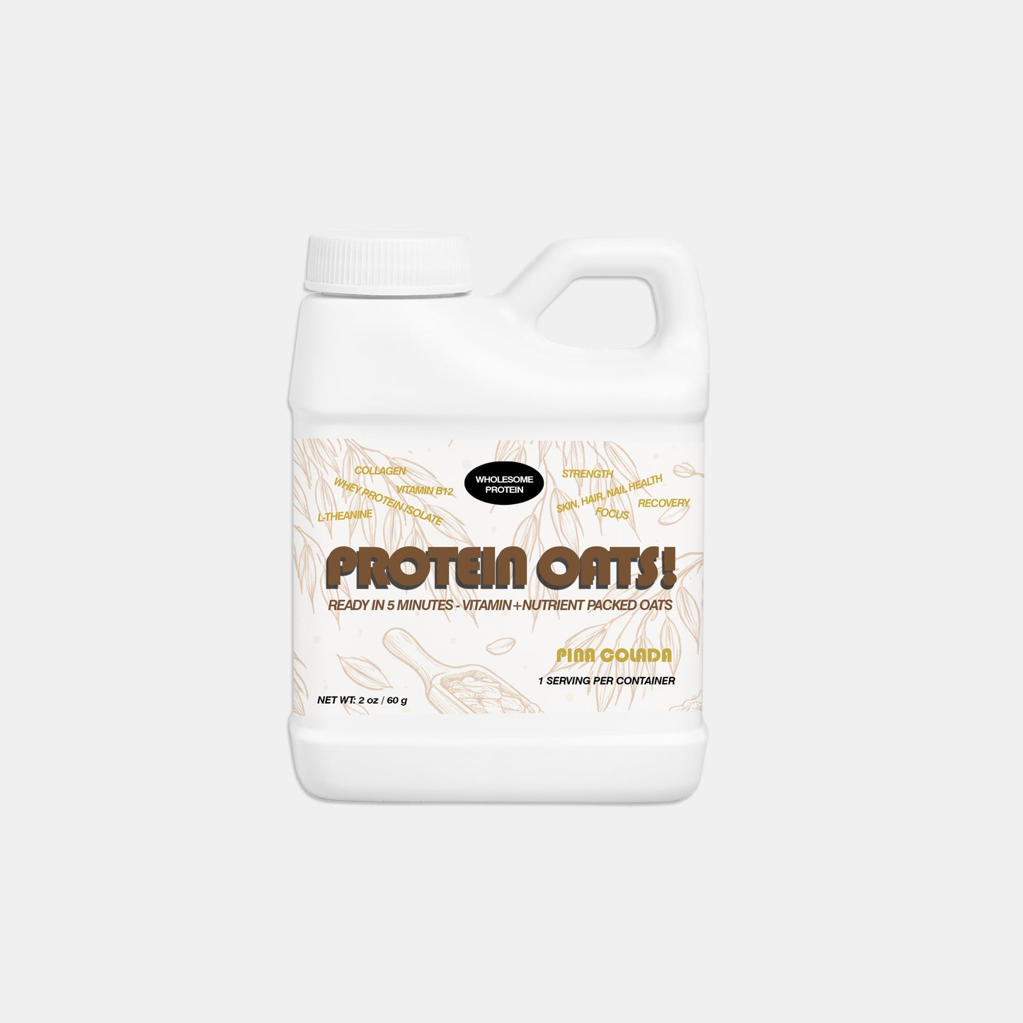 READY-TO-GO PROTEIN OATS - PINA COLADA