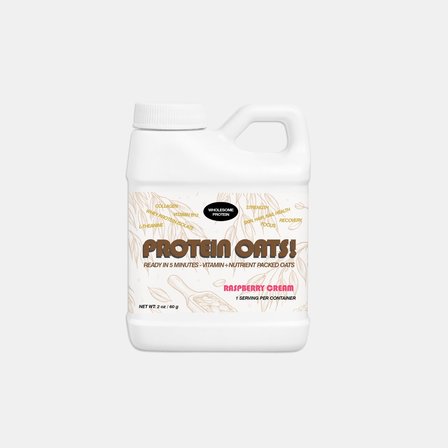 READY-TO-GO PROTEIN OATS - RASPBERRY CREAM