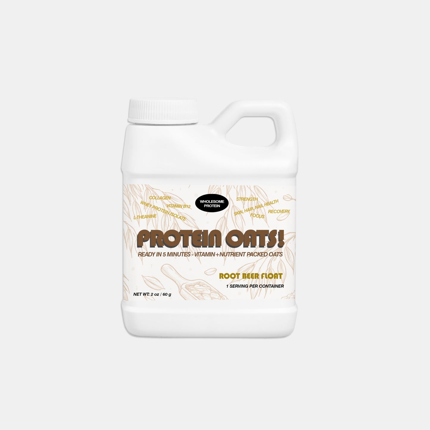 READY-TO-GO PROTEIN OATS - ROOT BEER FLOAT