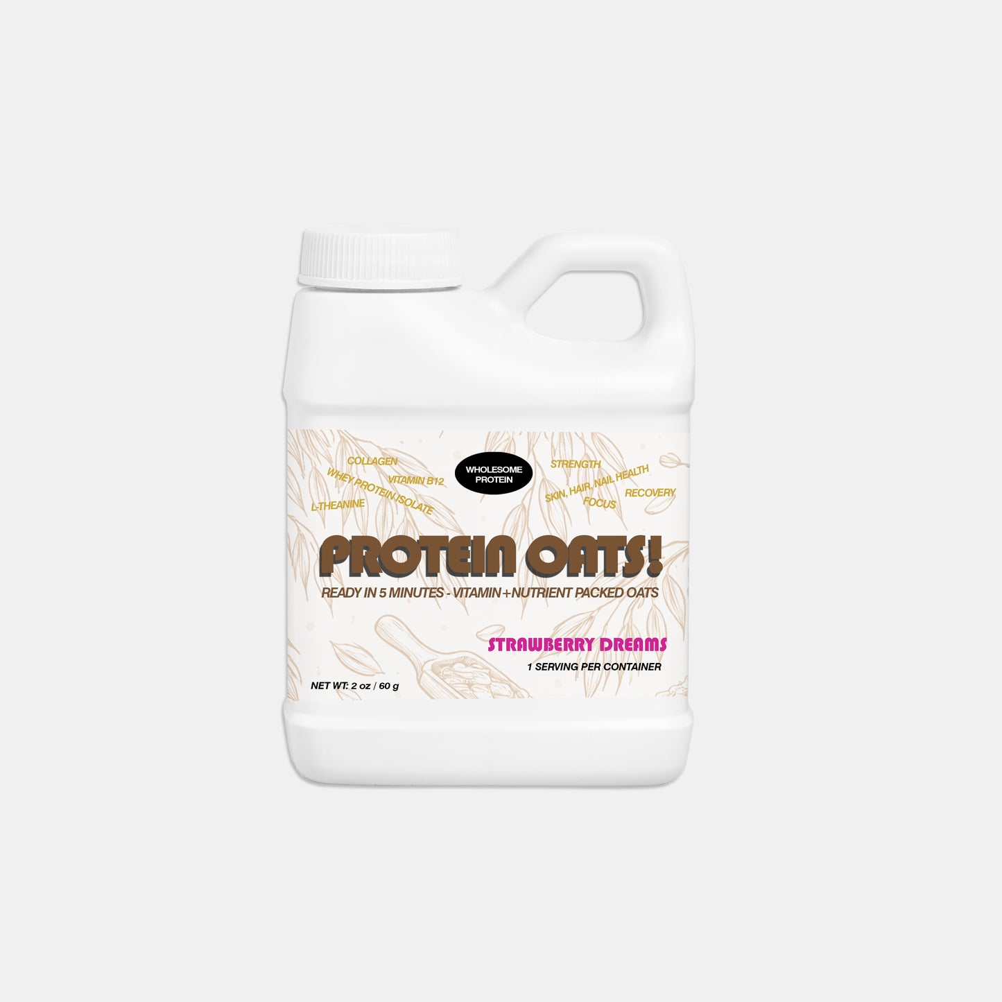 READY-TO-GO PROTEIN OATS - STRAWBERRY DREAMS