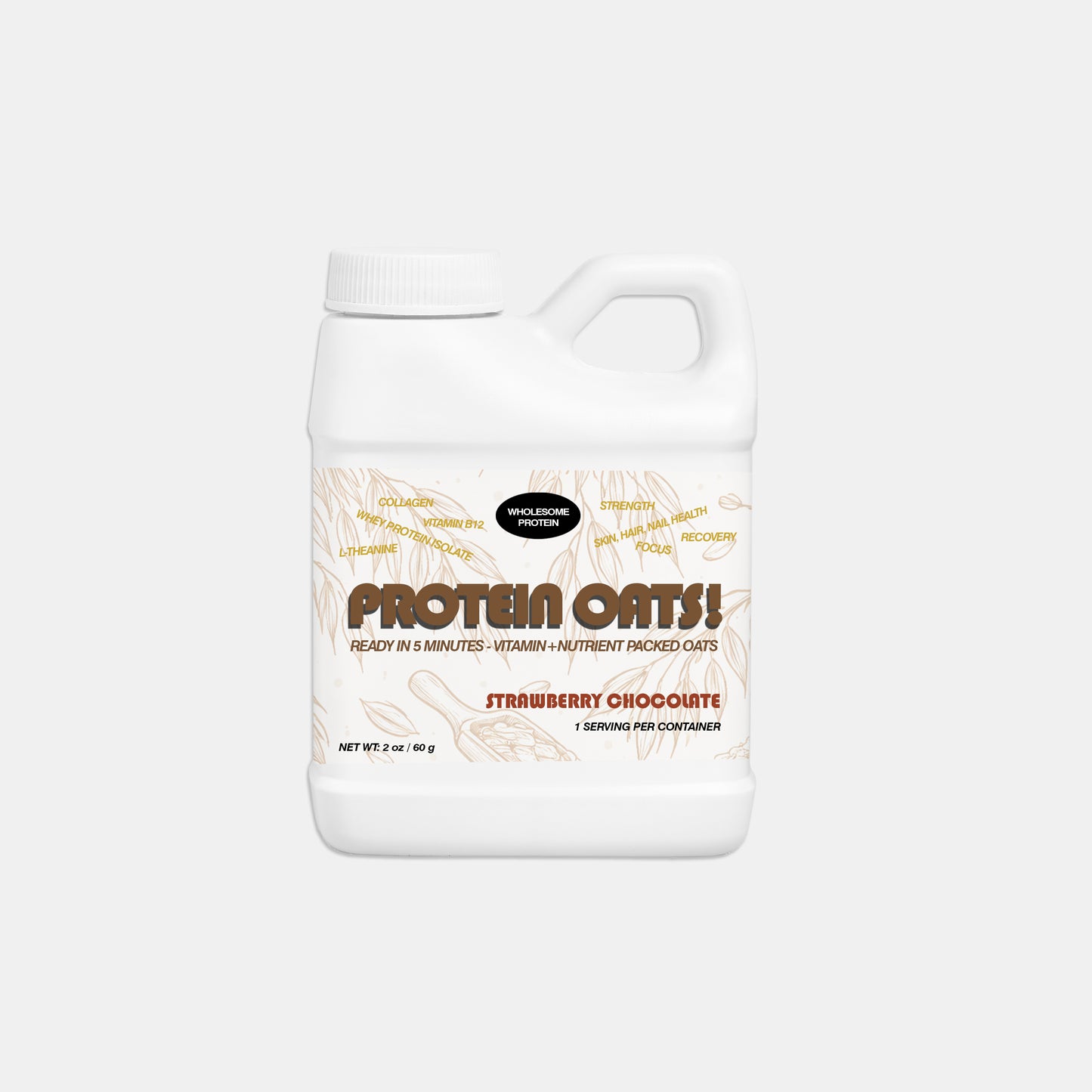 READY-TO-GO PROTEIN OATS - STRAWBERRY CHOCOLATE