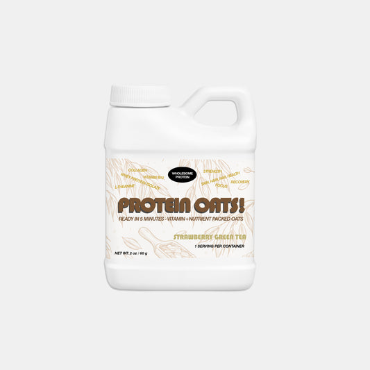 READY-TO-GO PROTEIN OATS - STRAWBERRY GREEN TEA