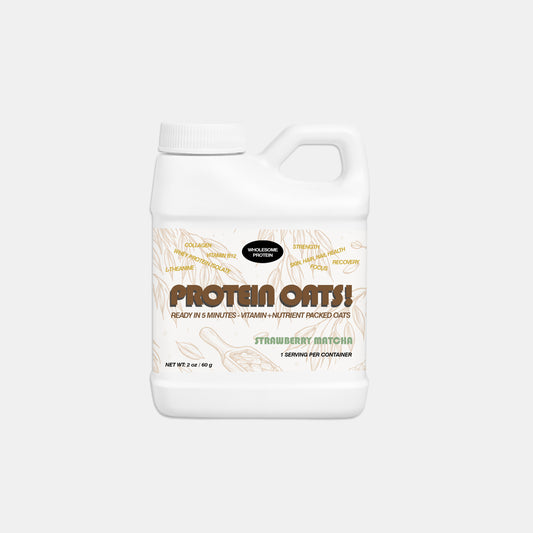 READY-TO-GO PROTEIN OATS - STRAWBERRY MATCHA