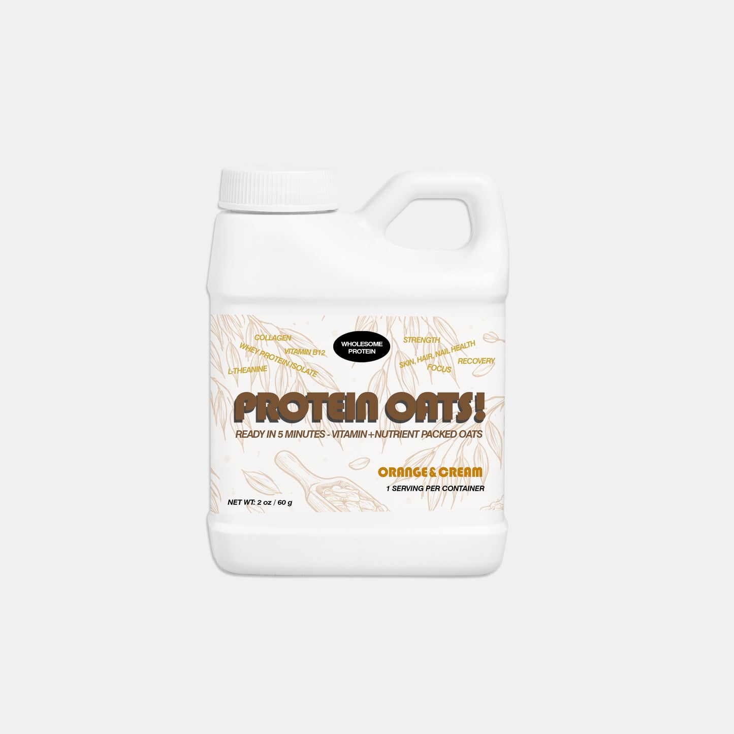 READY-TO-GO PROTEIN OATS - ORANGE & CREAM