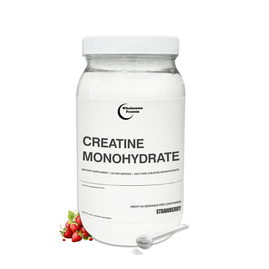 WHOLESOME PROTEIN 100% CREATINE MONOHYDRATE - STRAWBERRY