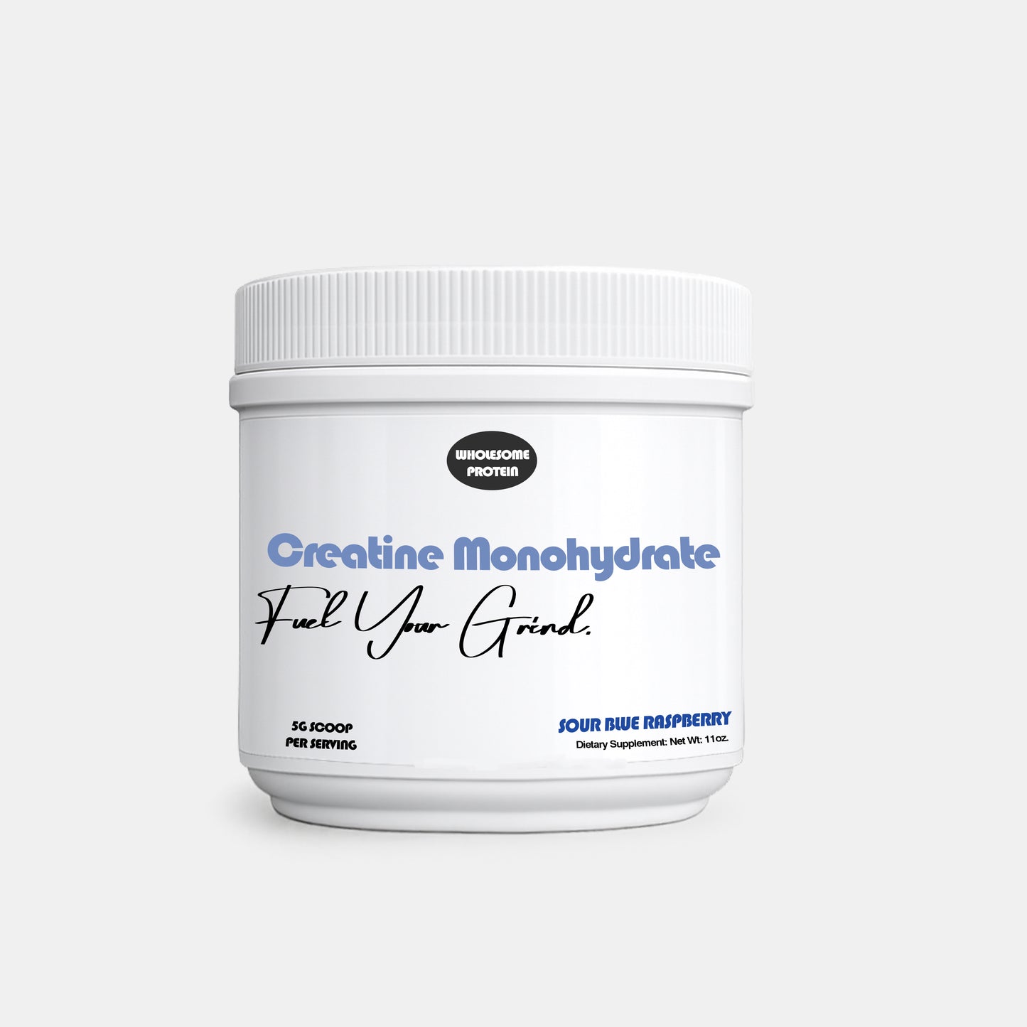 WHOLESOME PROTEIN 100% CREATINE MONOHYDRATE - SOUR BLUE RASPBERRY