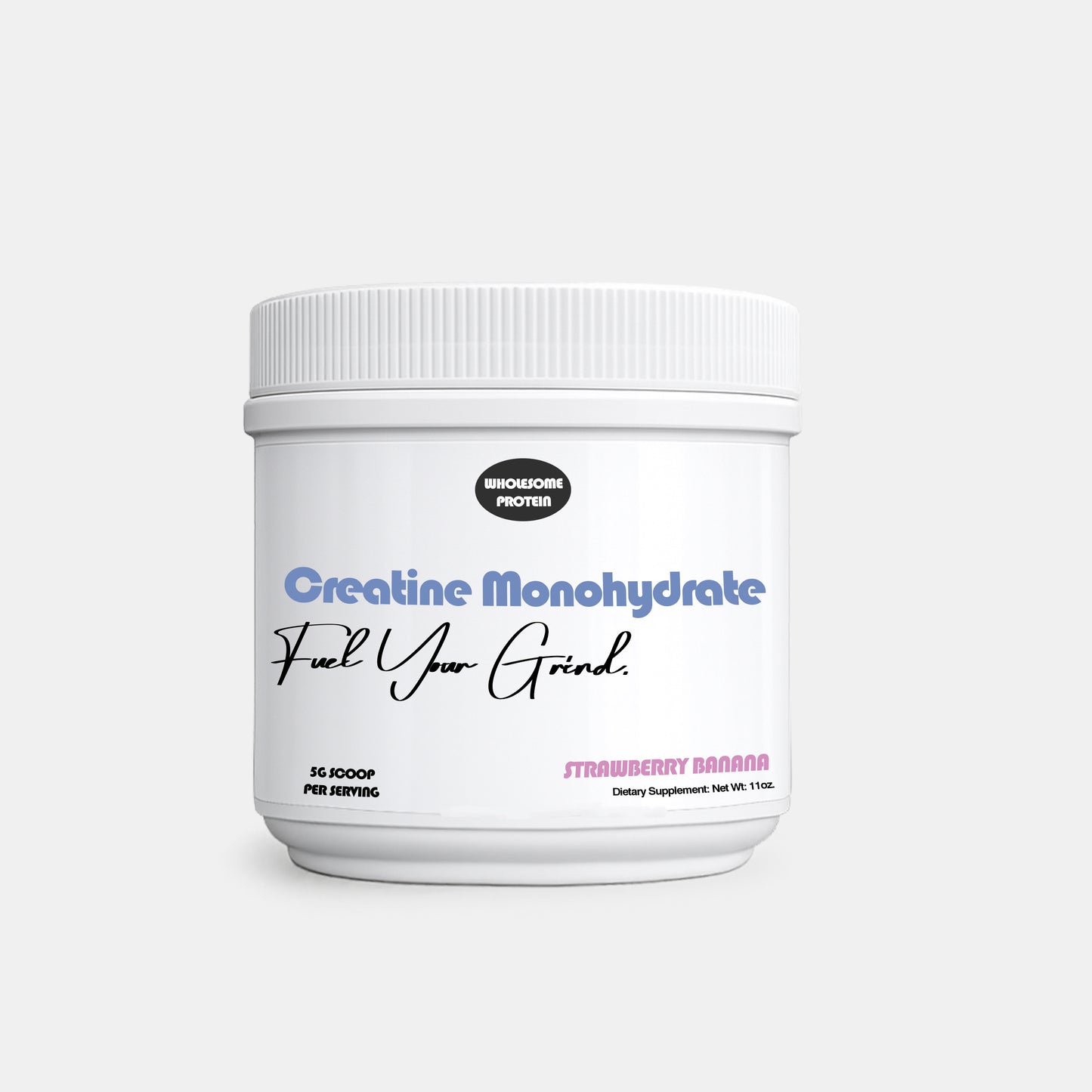 WHOLESOME PROTEIN 100% CREATINE MONOHYDRATE - STRAWBERRY BANANA